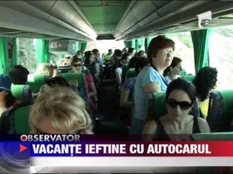 Vacantele cu autocarul, preferate de romani