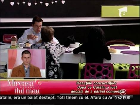 Vezi aici reactiile Andradei dupa ce Catalin a luat decizia de a parasi competitia