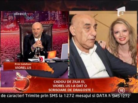 Cadou de ziua ei, Viorel Lis i-a dat o scrisoare de dragoste!
