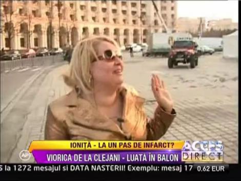 Viorica de la Clejani, momentele din balon