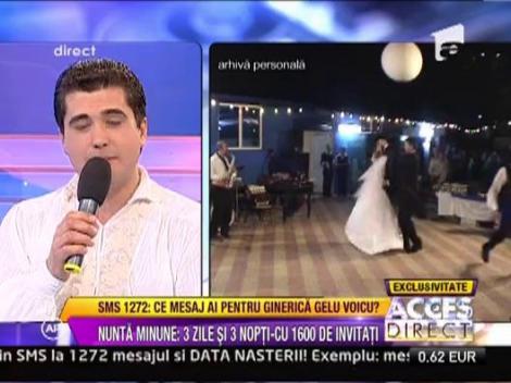 Cele trei nopti de nunta ale lui Gelu Voicu au trecut nesimtite