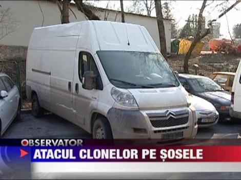 O alta masina clonata a aparut pe strazile din Bucuresti