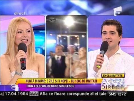 Benone Sinulescu a gresit drumul catre nunta lui Gelu