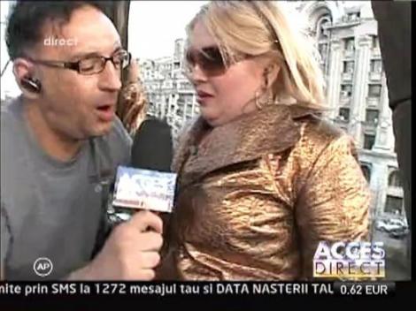 Viorica de la Clejani in balonul cu aer cald