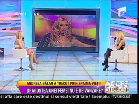 Andreea Balan a dansat cu sarpele