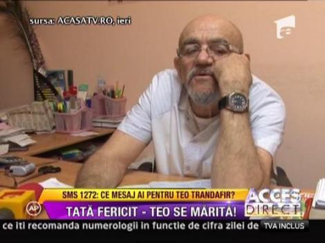 Tatal lui Teo este fericit ca fata lui se marita