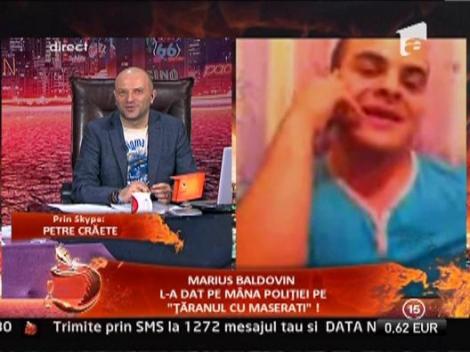 Marius Baldovin l-a dat pe mana politiei pe "Taranul cu Maserati"!