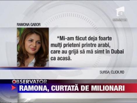 Ramona Gabor, curtata de milionarii din Dubai