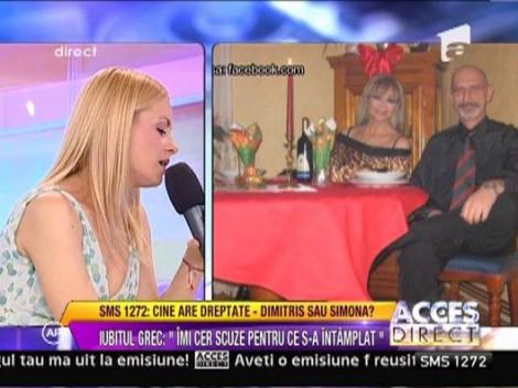 Dimitris nu a vrut sa o raneasca pe Simona