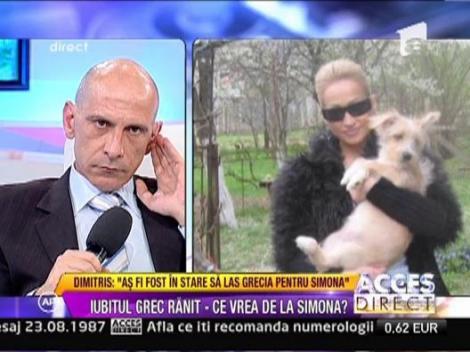 Dimitris nu a vrut sa distruga relatia din cauza geloziei lui