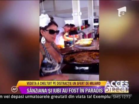Sanziana a cheltuit pe distractie un sfert de miliard