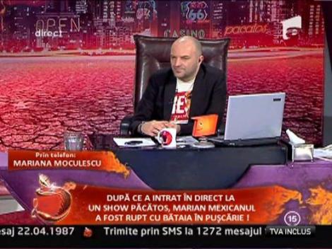 Dupa ce a intrat in direct la Un Show Pacatos, Marian Mexicanul a fost rupt cu bataia in puscarie!