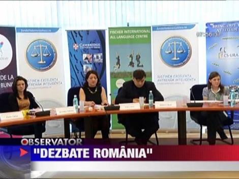 A patra editie a concursului „Dezbate Romania"