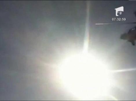 Elicopter militar american filmat in timp ce se prabuseste