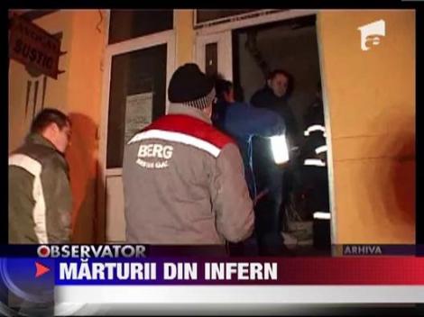 Marturiile unui pompier ranit in exploziile din Sighetu Marmatiei
