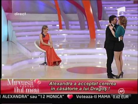 Alexandra a acceptat cererea in casatorie a lui Dragos!