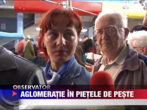 Aglomeratie in pietele de peste