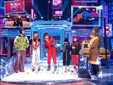 Momaie si Gogaie se hotarasc sa ia lectii de schi