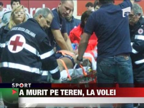 Un voleibalist italian a facut infarct si a murit pe teren in timpul unei partide