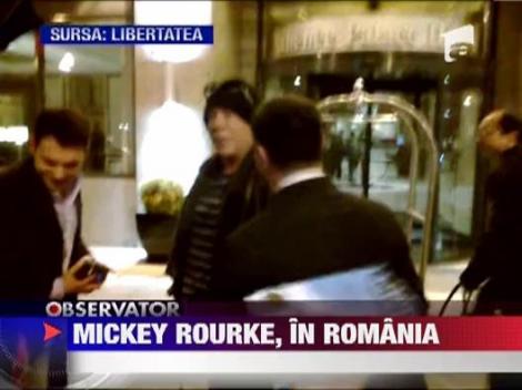 Mickey Rourke in Romania!