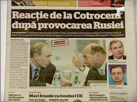 Reactia de la Cotroceni dupa provocarea Rusiei