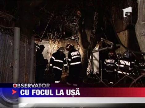 Incendiu violent in Chitila