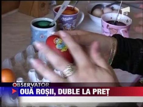 Oua rosi, de doua ori mai scumpe