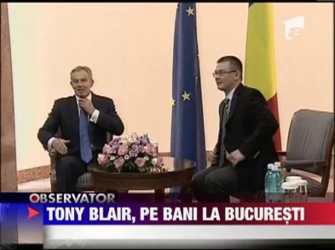 Tony Blair, pe bani la Bucuresti