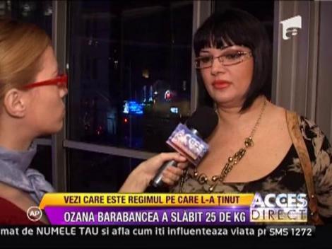 Ozana Barabancea a slabit 25 de kilograme in timp record!