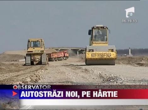 Trei noi autostrazi se deseneaza pe harta Romaniei