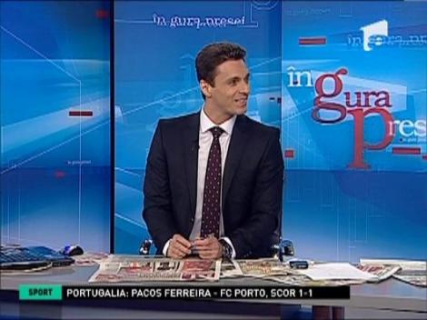 Razvan Ungureanu, la terasa pe Lipscani