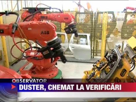 Dacia Duster este rechemata in service