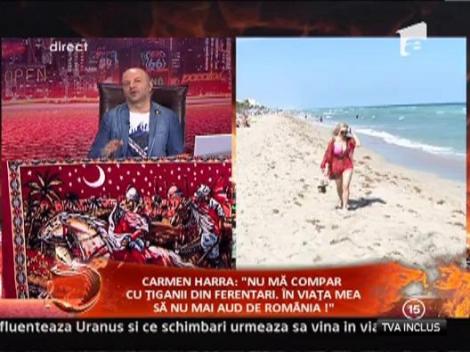 Mara Banica: "Carmen Harra s-a maritat pentru viza de America cu unchiul sotului ei!"