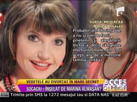 Marina Almasan si Victor Socaciu au divortat, in mare secret