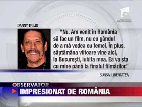 Actorul Danny Trejo este fascinat de Romania