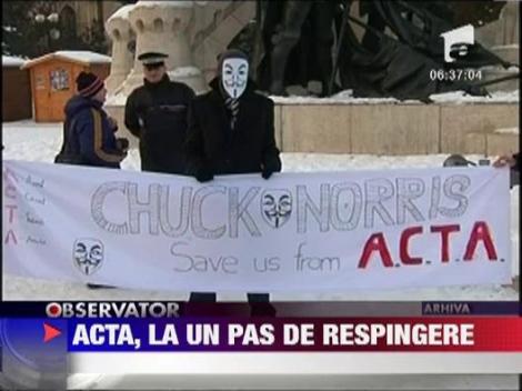 ACTA este puternic criticat de europarlamentari