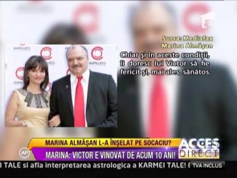 Marina Almasan: "El este singurul vinovat pentru esecul casniciei noaste"