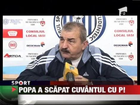 Ionut Popa a spus cuvantul cu P la conferinta de presa!