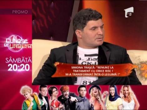 Simona Trasca renunta la tratament: "M-a transformat intr-o leguma"