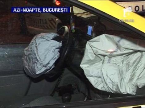 Ciocnire violenta intre doua taxiuri