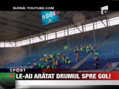 Coregrafie nemaiintalnita in fotbal