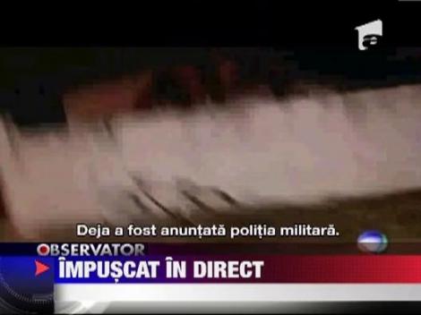 Brazilia: Impuscat in cap in fata camerei de filmat ‎