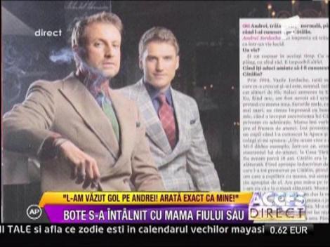 Bote s-a intalnit cu mama fiului sau