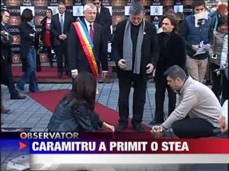 Ion Caramitru a primit o stea pe Aleea Celebritatilor