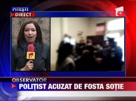Targoviste: Politist acuzat de violenta si amenintari