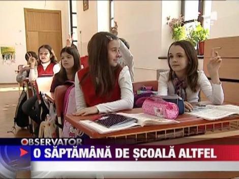 Pentru o saptamana, elevii scapa de orele de romana, matematica sau istorie