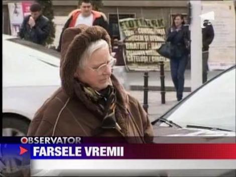 UPDATE / 1 Aprilie cu zapada