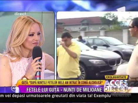 Imagini de la botezul baietelului Alexandrei Guta