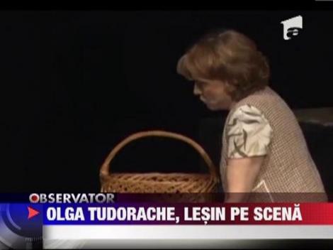 Actrita Olga Tudorache se simte mai bine