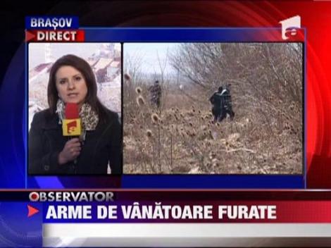 Arme de vanatoare furate in Brasov